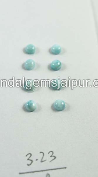 Larimar Smooth Round Cabochon